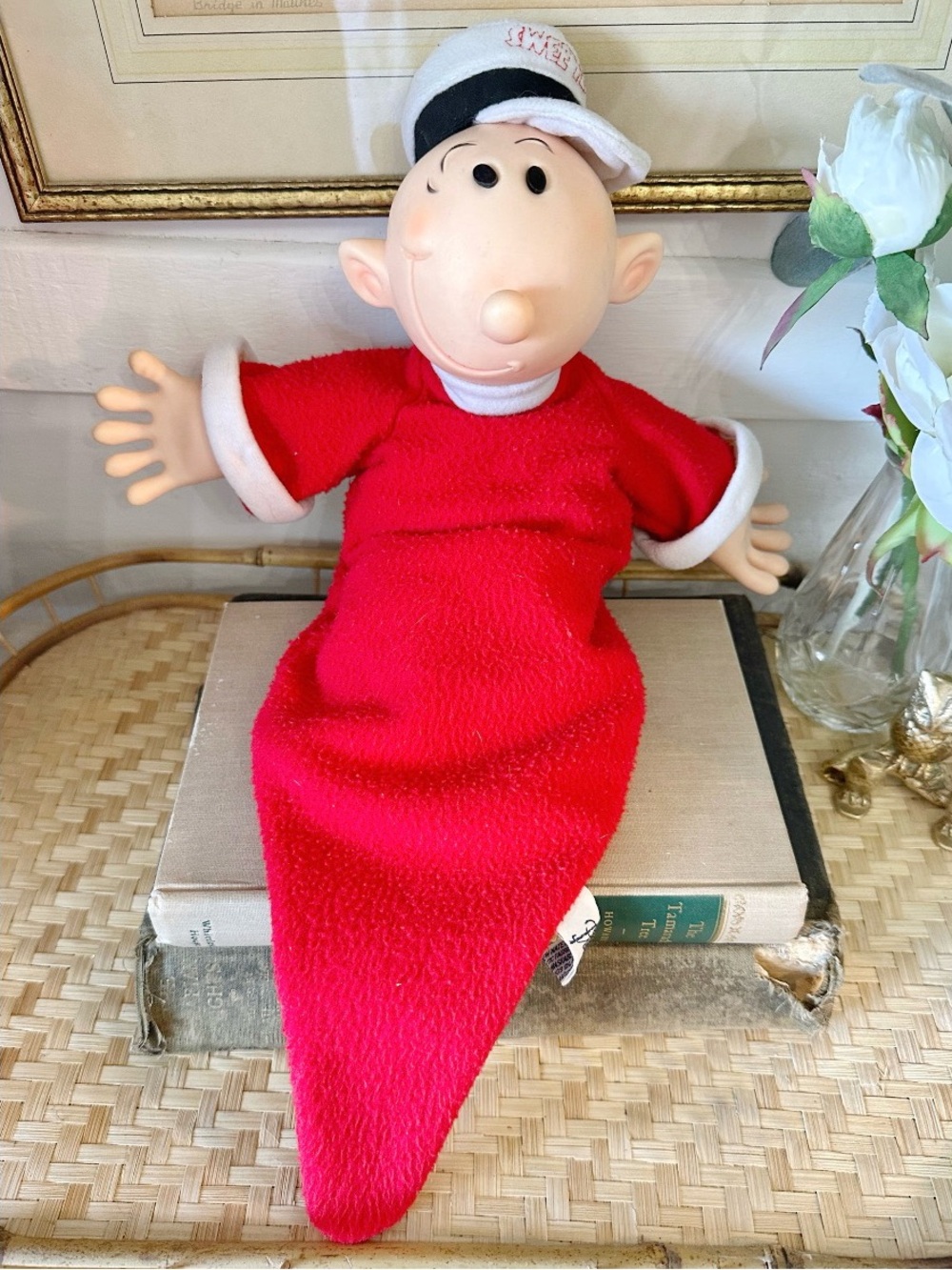 Vintage 1985 SWEET PEA 16" Doll PRESENTS King Feature Syndicates POPEYE Cartoon